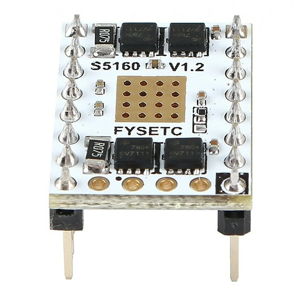 Прочный модуль стабильный TMC5160 V1.2 Драйвер шагового двигателя плата мини SPI интерфейс Mute Stepstick части 3d принтер с радиатором