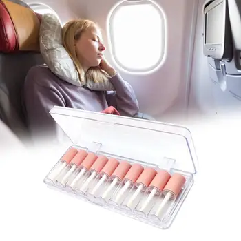 

10 Pcs per Set Transparent Mini Lip Gloss Tube DIY Container 4ml Gloss Plastic Elegant Mini Liquid Cosmetic Bottle Lip Samp A4Z7