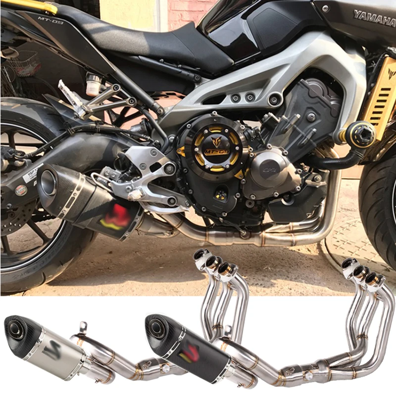 MT-09 FZ-09 мотоцикл выхлопной глушитель выхлопных газов полная система скольжения