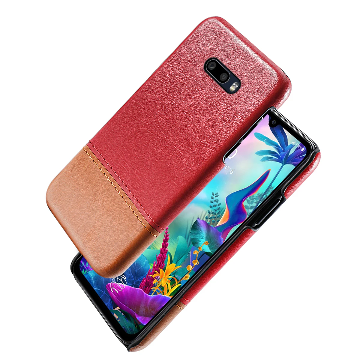 Для LG G8X ThinQ чехол-накладка, Ультратонкий Жесткий чехол для телефона из поликарбоната с защитой от царапин, тканевый чехол с 2 отделениями для карт, чехол, Fundas