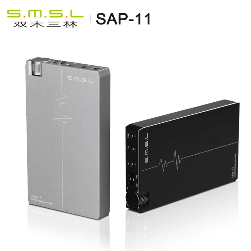 SMSL SAP-11 HiFi аудио TPA6120A2 портативный усилитель для наушников усилитель встроенный "SMSL динамический бас" 2,5 мм сбалансированный выход 3,5 мм