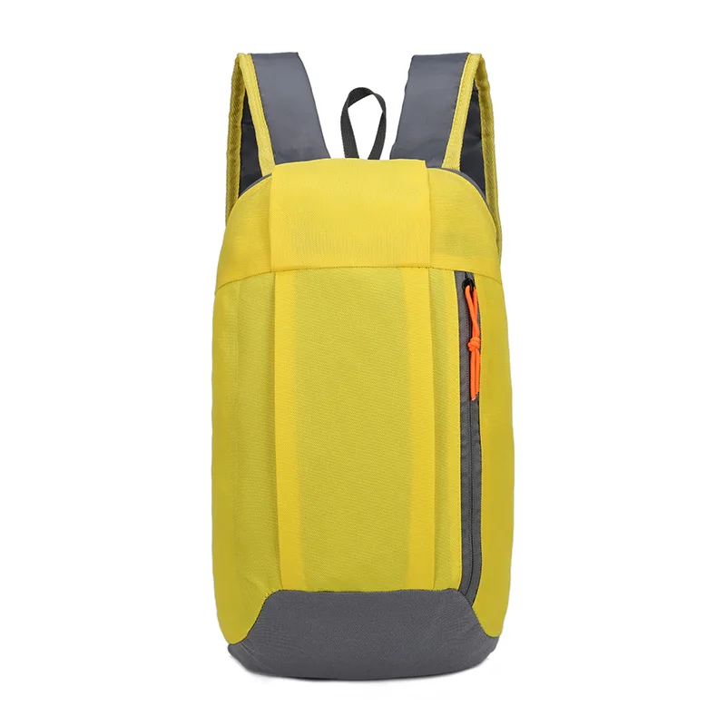 yellow 10L ультралегкий складной рюкзак, портативная альпинистская сумка, сумка для путешествий на открытом воздухе, походные рюкзаки для походов, спортивная сумка для мужчин и женщин - Цвет: yellow