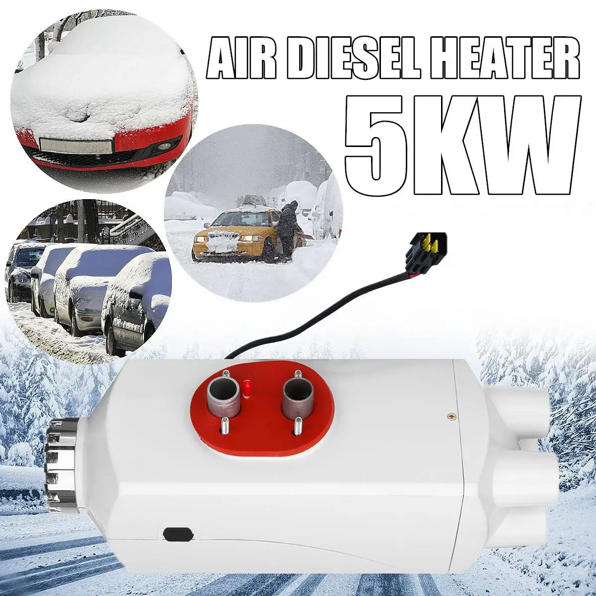 5000W фары для автомобилей воздушный дизельный Обогреватель 12 V/24 V для грузовых автомобилей Мотор-домов лодки ВАН автоматический Управление Технология ЖК-дисплей монитор Отопление кабины
