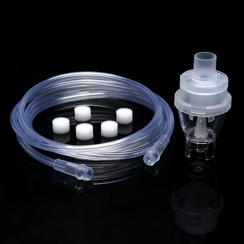 

6mlAtomized Cup& Atomizer Soft Tube Filter Sponge Inhaler Catheter Air Compressor Nebulizer Medicine Bottle Nebulizer Accessorie