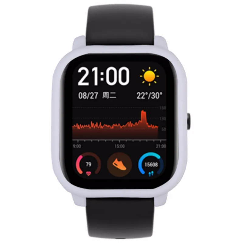 Защитный чехол для Xiaomi Amazfit GTS Часы Мягкий Силиконовый Корпус рамка Бампер протектор для Amazfit GTS крышка аксессуары