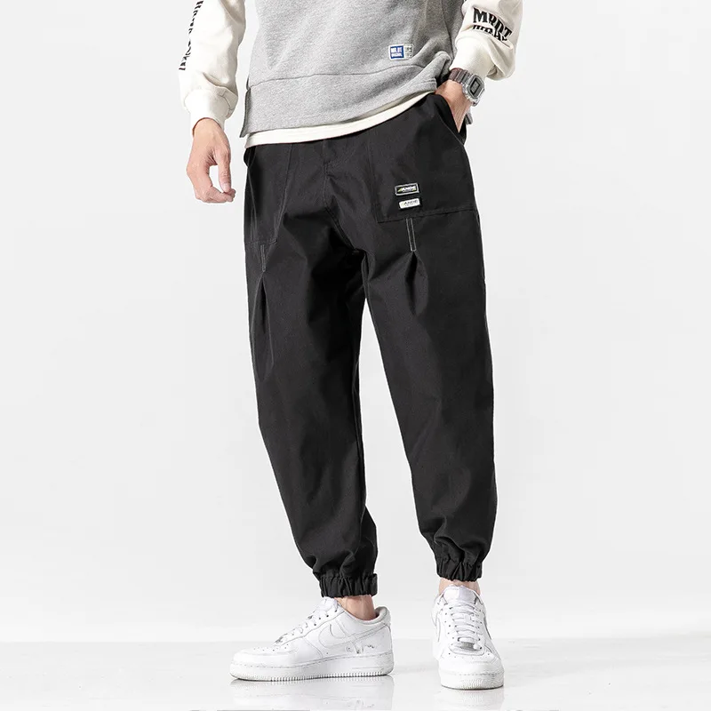 

City Where the Product 2020 Spring New Style Men Solid Color Popular Brand Ankle Banded Pants Pants Men Workwear Pants