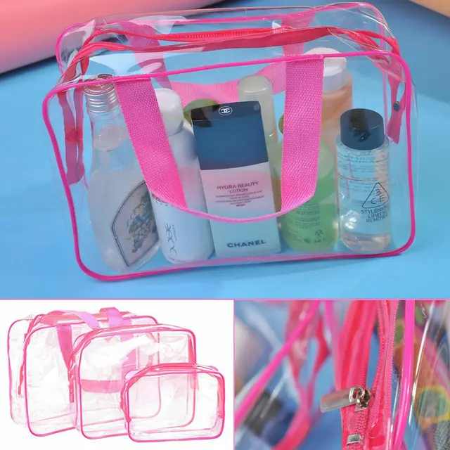 3 Piezas Neceser Hombre Transparente Neceser Viaje Avion, Neceser y Bolsa  Transparente, Viajes Accesorios Bolsa liquidos Avion 1L Regalos Ecológicos  Kit Viaje Bolsa de Aseo Organizador Mujer : : Moda