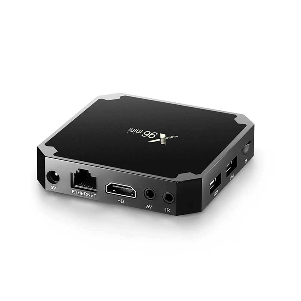 Smart tv Box X96mini Android tv Box 1 ГБ/8 ГБ 2 ГБ/16 ГБ Amlogic S905W четырехъядерный поддержка 4K 2,4 ГГц WiFi медиаплеер телеприставка