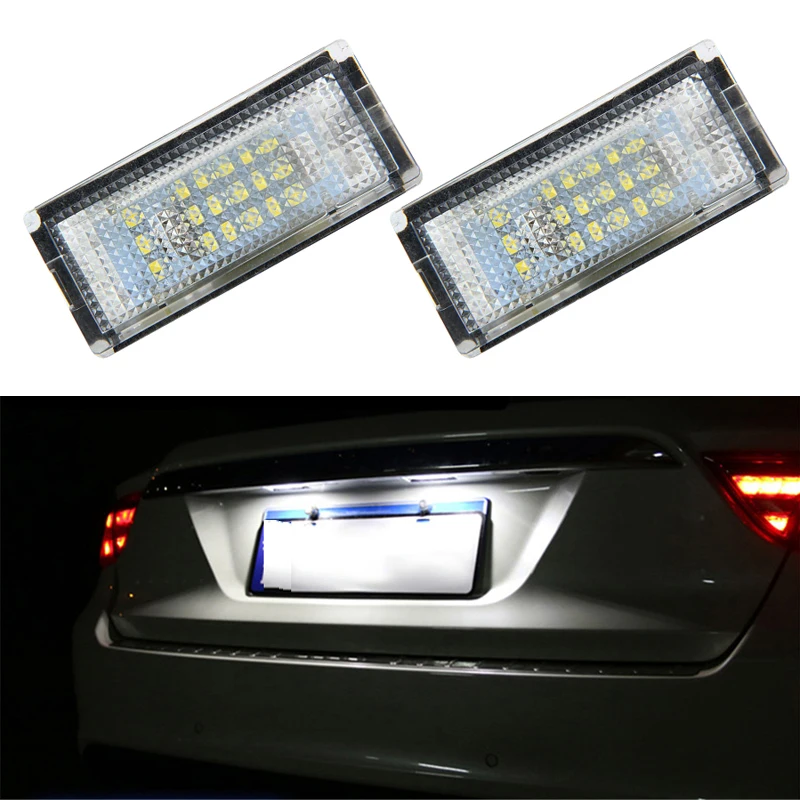 

2pcs BMW led License Plate Light Canbus No Error Number Lamp For BMW 3 series E46 1998 1999 2000 2001 2002 2003 2004 2005