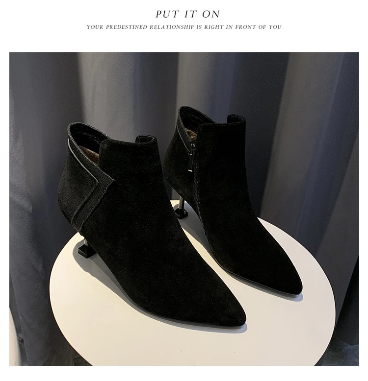 Женские ботинки до середины икры ботинки на низком каблуке обувь с острым носком роскошные дизайнерские ботинки на шнуровке женские ботинки с круглым носком г