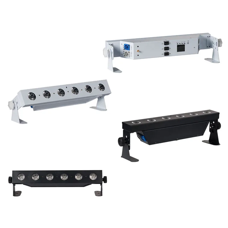 На батарейках беспроводной DMX Uplight светодиодный настенный светильник Wifi и ИК-пульт дистанционного управления 6*18 Вт RGBWA UV 6в1 светодиодный DJ Свадебная подсветка