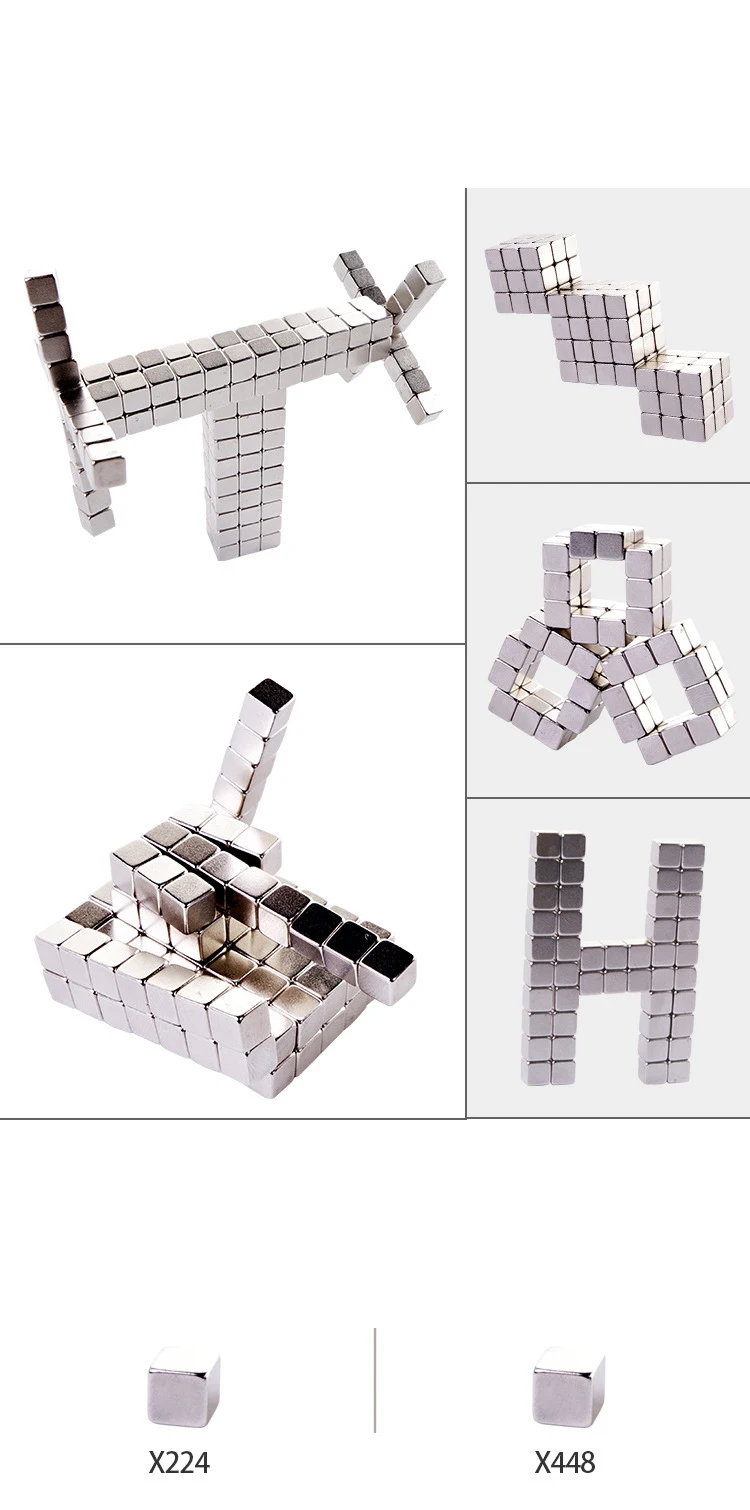 Neocub магнитные шарики 5 мм 216 шт./компл. с магнитной застёжкой строительные блоки дизайнер креативная развивающая игрушка подарок на год