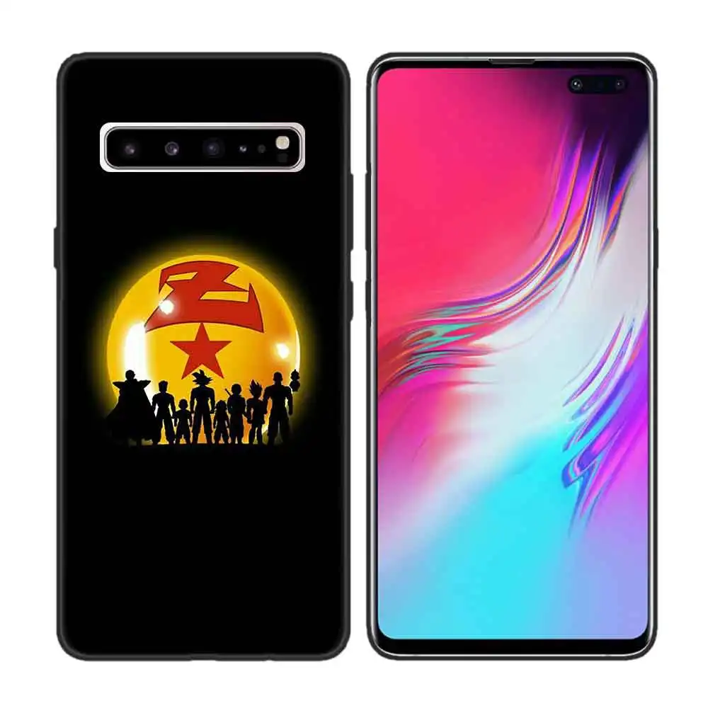 Черный мягкий силиконовый чехол для samsung Galaxy S7, S8, S9, S10, 5G, S10E, J4, J6, J8, M20, Note 8, 9 Edge Plus,, Cas, DRAGON BALL Z Su