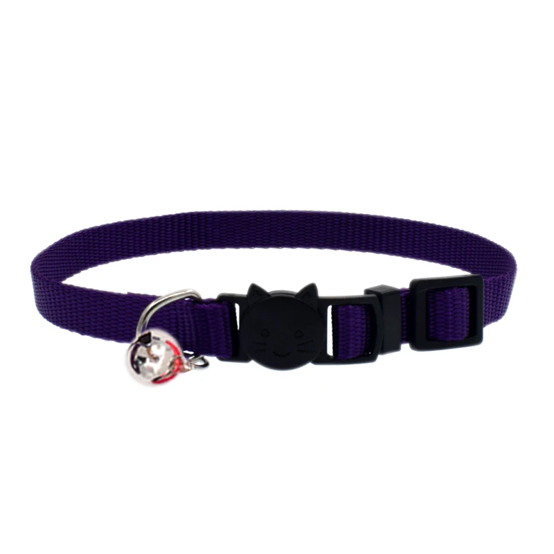 New Cat Collar With Bell Mascotas Cat Collar Safety Buckle Small Dogs Cats Adjustable Nylon Collars Pet Supply Drop Shipping New Cat Collar With Bell Mascotas Cat Collar Safety Buckle Small Dogs Cats Adjustable Nylon Collars Pet Supply Drop Shipping