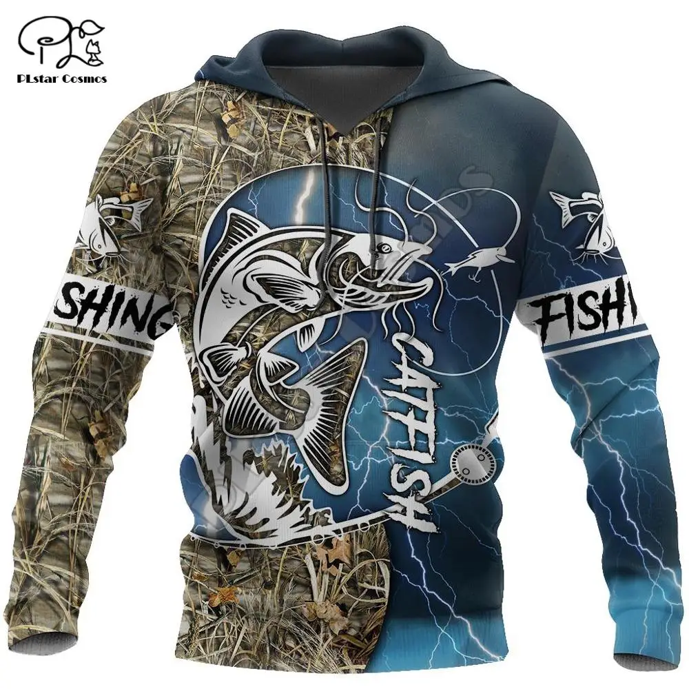 Новейший тренировочный костюм PLstar Cosmos с изображением животных карпа окуня