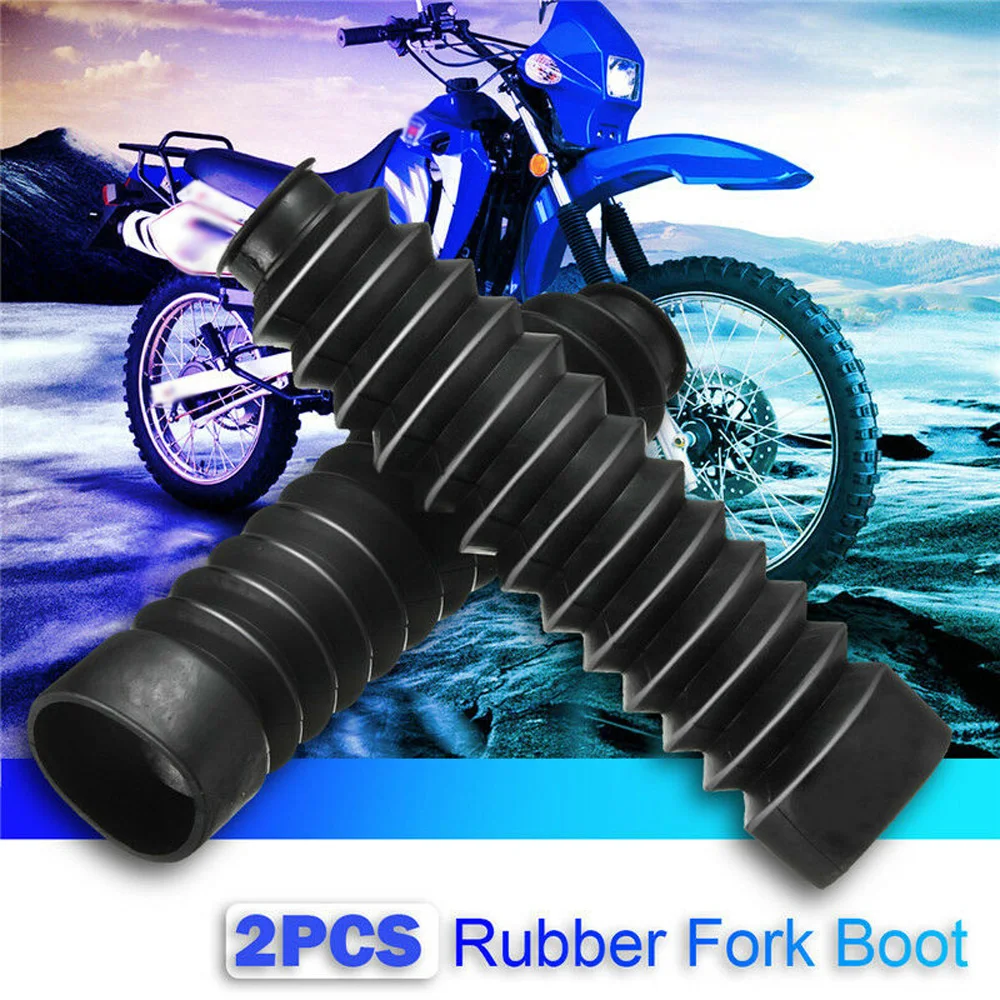 

New Motorcycle Front Fork Cover Motorcycle Gator Fork Boots Rubber 25*28mm Motorcycle Accessories Universal