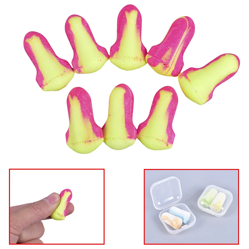10 pares/1 caja de enchufe de Anti-ruido oído impermeable de natación de silicona tapones de natación para los oídos para adultos y niños de los nadadores de buceo
