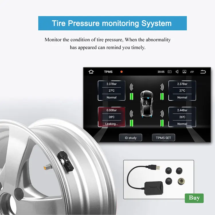 Best Bonroad 2 Din Car Multimedia Player Android 9.0 Car dvd gps navigation For TOYOTA RAV4 2006-2012 Radio Stereo /Wifi /BT(NO  DVD) 6