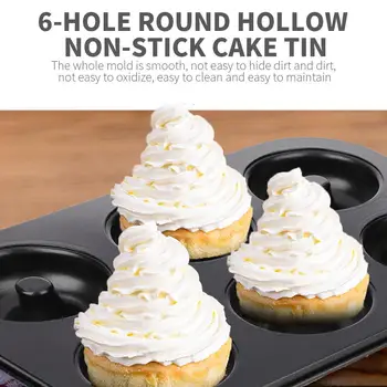 

Donut Baking Tray Carbon Steel Fondant Molds Cake Mold Eco-Friendly Cake Bakeware Wedding Birthday Tableware