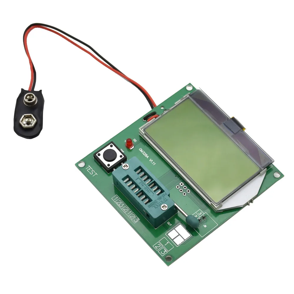 ЖК цифровой тестер транзисторов GM328A GM328 измеритель емкости LCR \ RLC PWM/ESR MOS/PNP/NPN V2PO