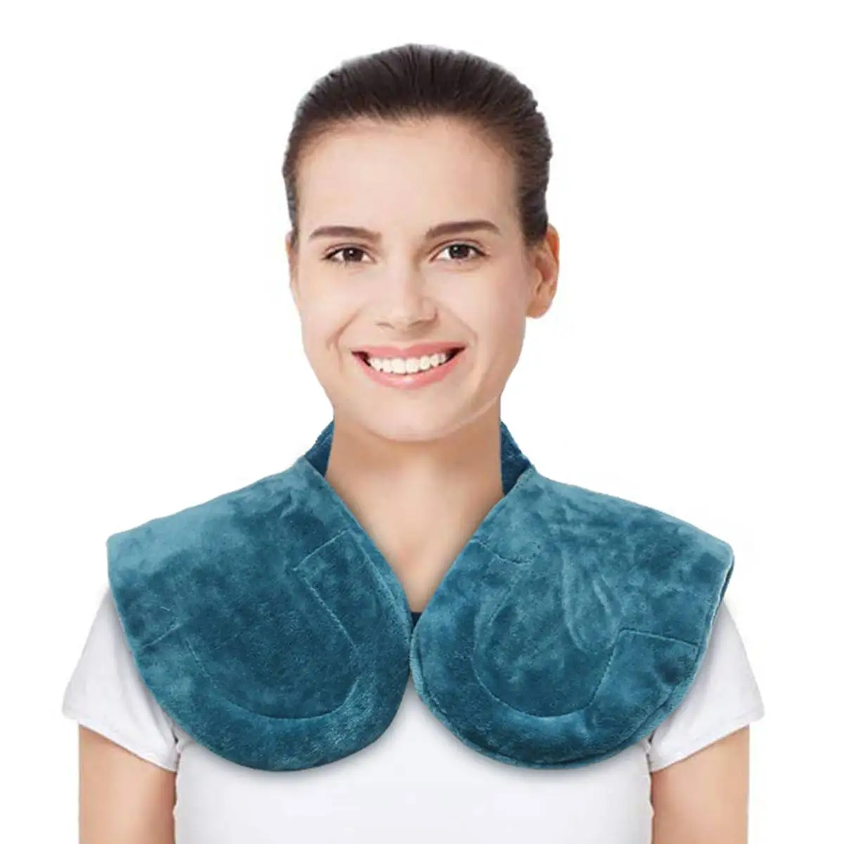 Electric Heating Pad Soft Blanket Shoulder Neck Heating Shawl Portable