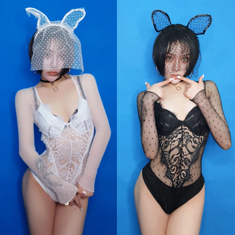 Ночной клуб DS костюм сексуальный ГОГО сценическое боди DJ Pold танцевальная одежда сексуальный кружевной просвечивающий сетчатый комбинезон DN4428