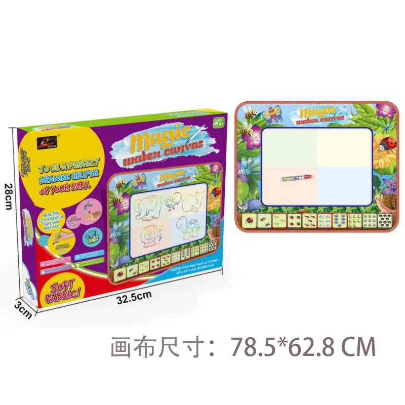 

Children Magic Water Canvas Baby Graffiti Painted Tool Sketchpad Educational Scientific And Educational Toy Magic Rug
