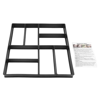 

Garden Paving Molds DIY Plastic Walk Manually Road Path Maker Garden Propylene Paving Cement Brick Stone Concrete Mould