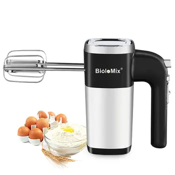 

Multifunctional Mini Electric Food Mixer 5 Speed Handheld Egg Beater Whisk Kitchen Food Processor Home Baking Tool