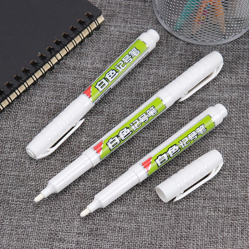 Stylo marqueur blanc pour l'artisanat, fournitures de papeterie d