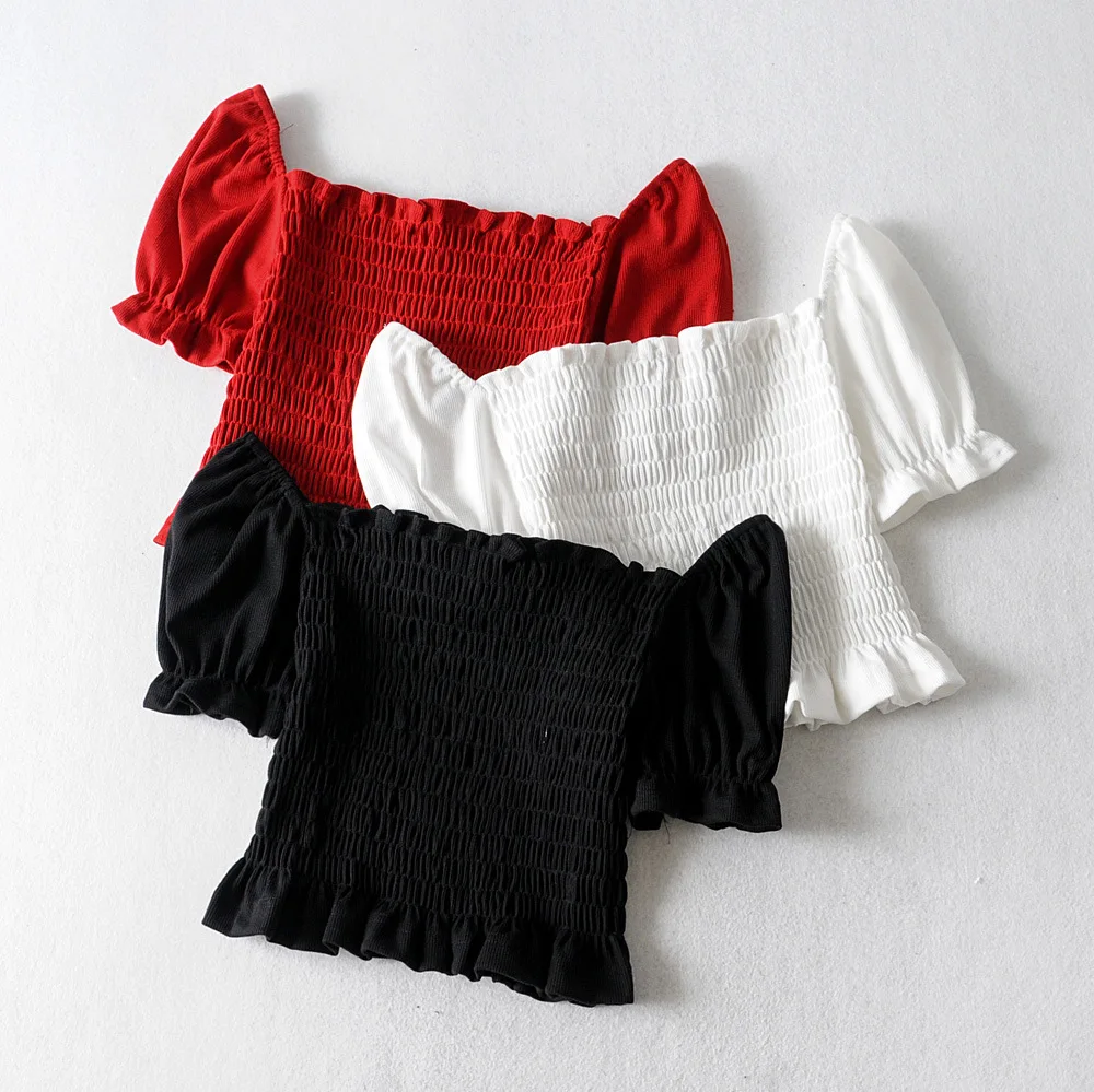 

2020 Threaded elastic top vadiming sheiner zaraing women blouse kimono
