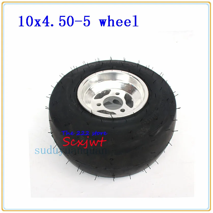

10x4.50-5 front wheel for Go-kart KARTING ATV UTV Buggy Golf Touring Car 10x4.50-5 Inch vacuum Tyre Tire Wheel