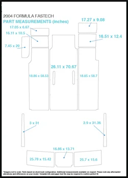 

2004 Formula Boats Fastech Swim Step & Cockpit Pad Boat EVA Teak Decking 1/4" 6mm