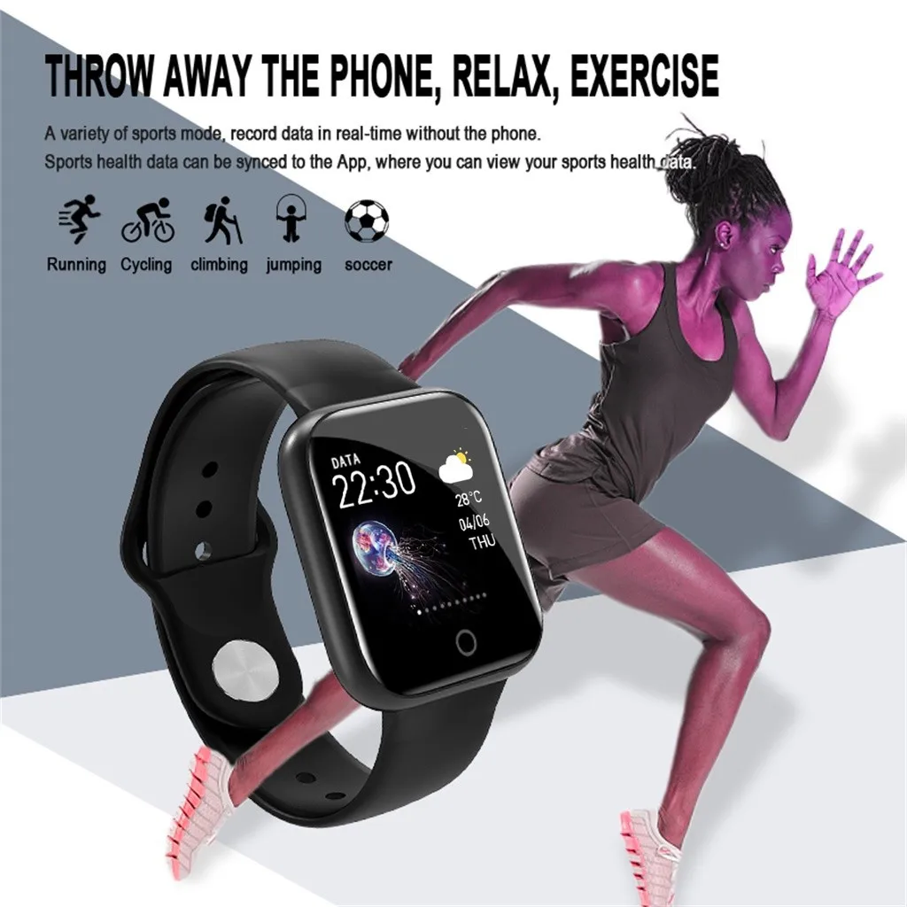 25# I5 SmartWatch IP67 водонепроницаемый браслет контроля сна Спорт Фитнес Пульс кровяное давление Смарт часы для IOS Android