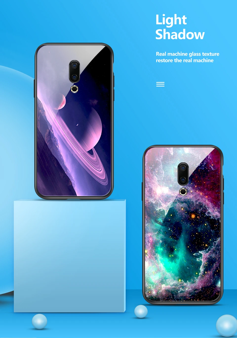 Для Meizu M882Q M892Q M872Q чехол для телефона Meizu M6T звездный узор закаленное стекло Жесткий чехол для Meizu 16Plus 16S 16X TPU оболочка