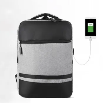 

2020 Men Fashion Outdoor Contrast Color Nylon Backpack Travel Bag Computer Bag Waterproof Back Pack School Backpack Men 0120