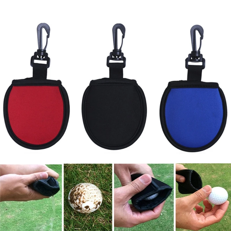Durable Golf Ball Cleaner With Clip Pocket Size Compact Effortless Golf