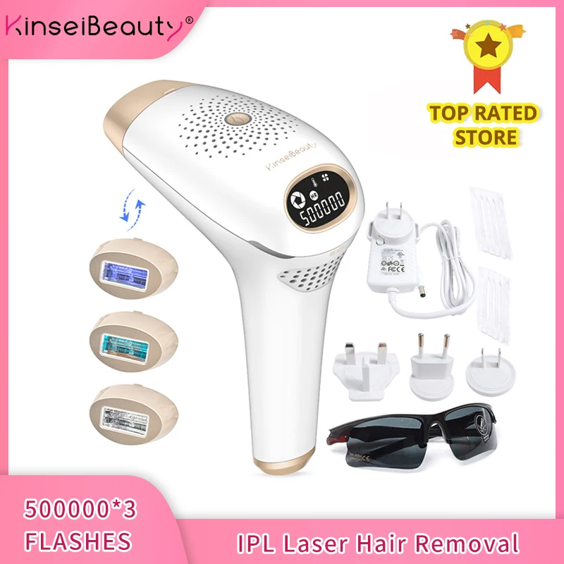 IPL Laser Hair 3 IN 1 Depilador a Hair Removal Machine Epilator for women Permanent Photo Epilator Electric 500000 Flashes