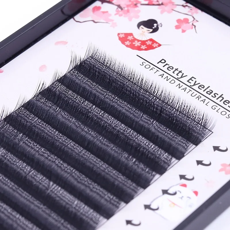 

Natural Silk Strip Lashes C Curl False Eyelashes extension individual lashes Makeup Dramatic Volume Eyelash