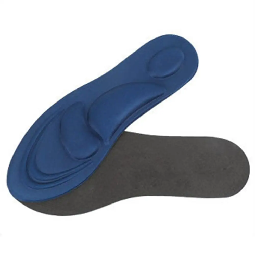 navy blue women S 3D Arch Массажная стелька-губка Спортивная впитывающая пот дышащая мягкая и удобная стелька Arch поддерживающая стелька - Color: navy blue women S