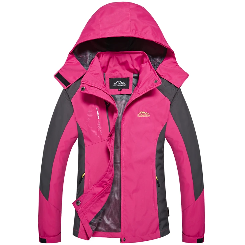 Женская демисезонная повседневная куртка, водонепроницаемая ветровка, верхняя одежда, пальто с капюшоном, Женская туристическая дышащая куртка, женская спортивная одежда