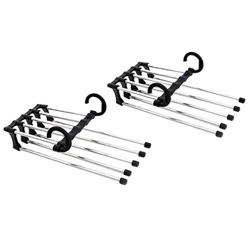 

Hot Multifunctional Magic Pants Hanger Folding Pants Rack Multi-Layer Hanger Wardrobe Folding Storage Rack Suitable for Pan