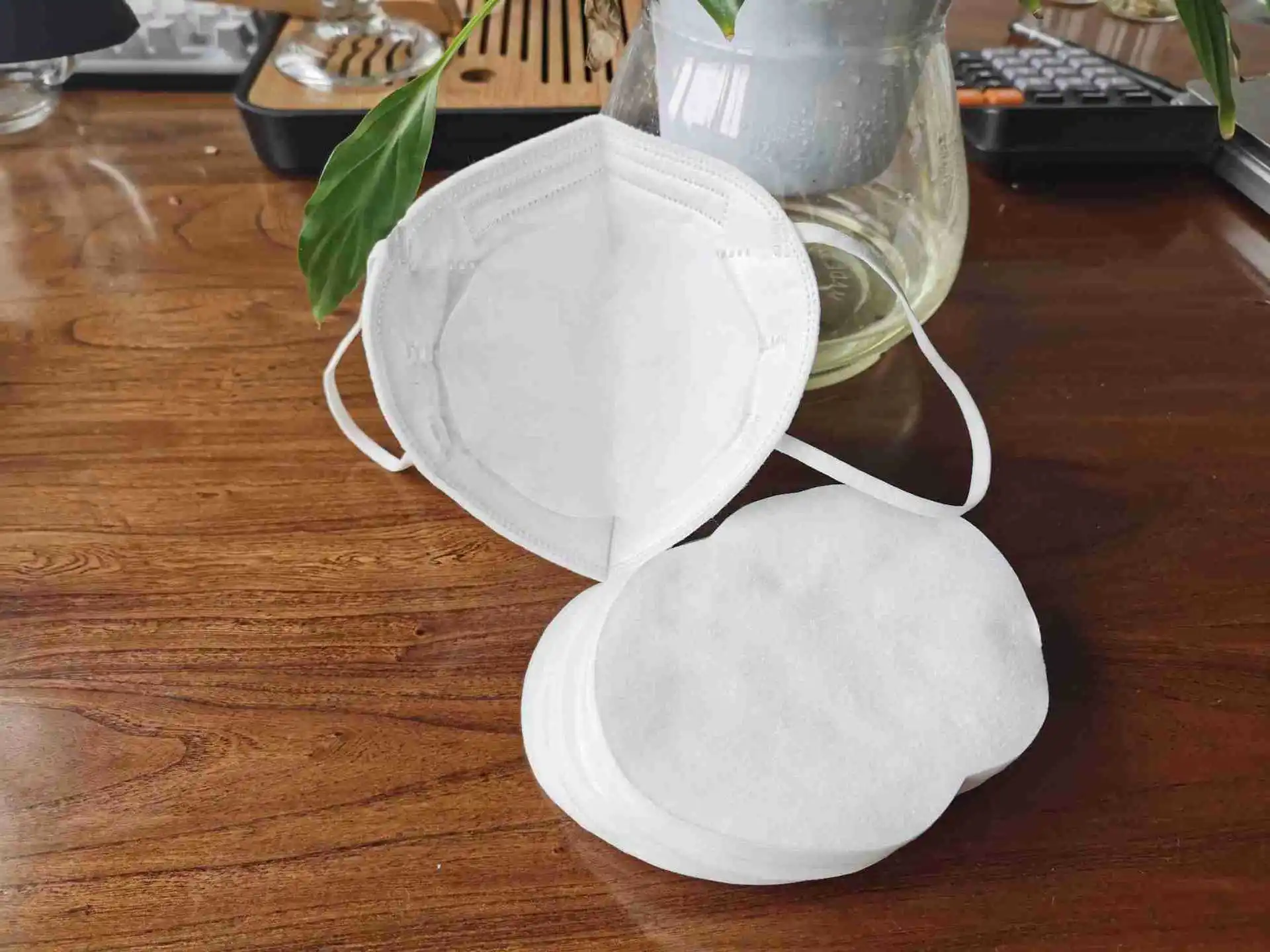 

50pcs/box Disposable Medical Mask Gasket N95 Mask Pad Replacement Inner Cushion Fabric Cotton Useful Filter