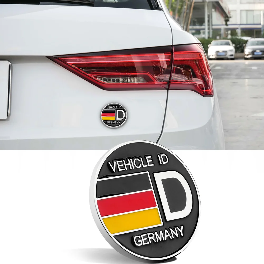 Герб наклейка с немецким флагом для Volkswagen BMW Audi Mercedes A B E C S класс W210 W204 W205 W211 W212 W220