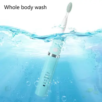 

Powerful Ultrasonic Sonic Electric Toothbrush with 4 Replacement Heads 5 Modes
