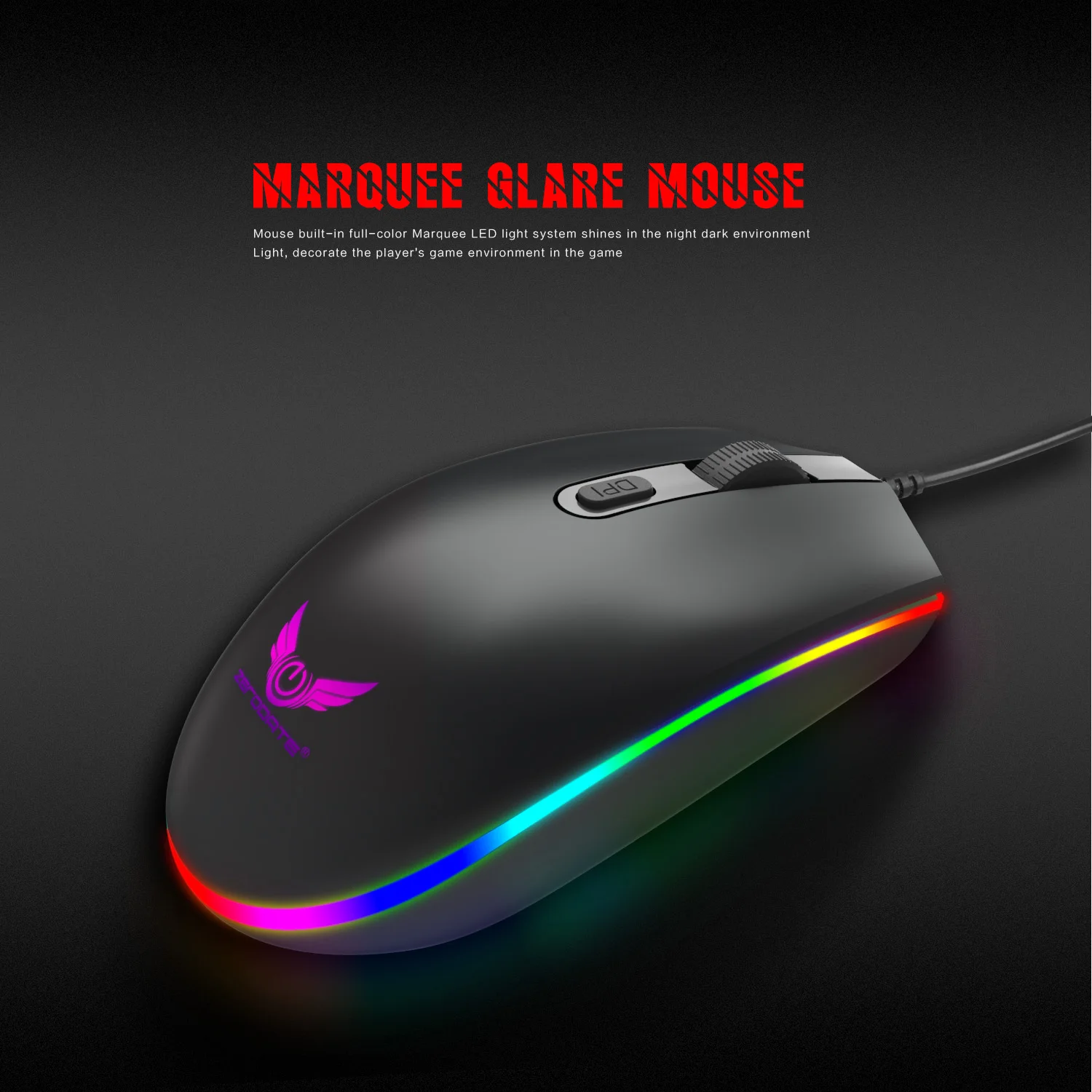 Профессиональная USB Проводная мышь 1600 dpi 4 кнопки оптическая игровая мышь Мыши светодиодный мышка с подсветкой для ПК ноутбука компьютерных игр