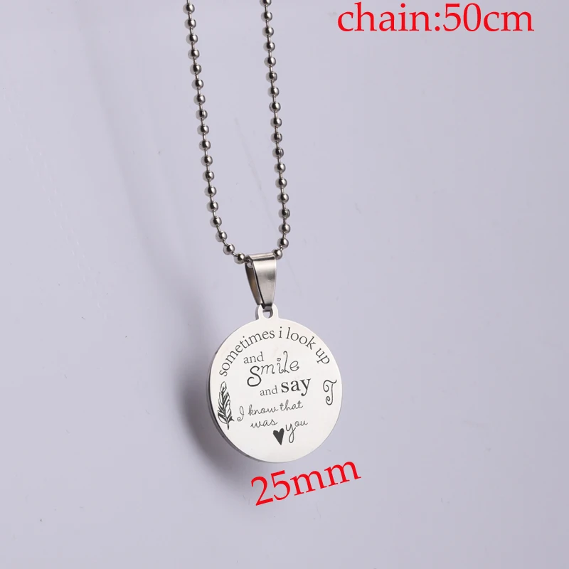 A Piece Of My Heart Lives In Heaven Bead Chain Charm Round Necklace Miscarriage Remembrance Baby Loss Jewelry Memorial Gift | Украшения и