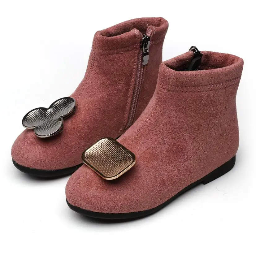 

Fashion Baby Girls Snow Boots Cute Soft Warm Kids Boots For Girls Boys Infant Girls Shoes Winter Party School Boot