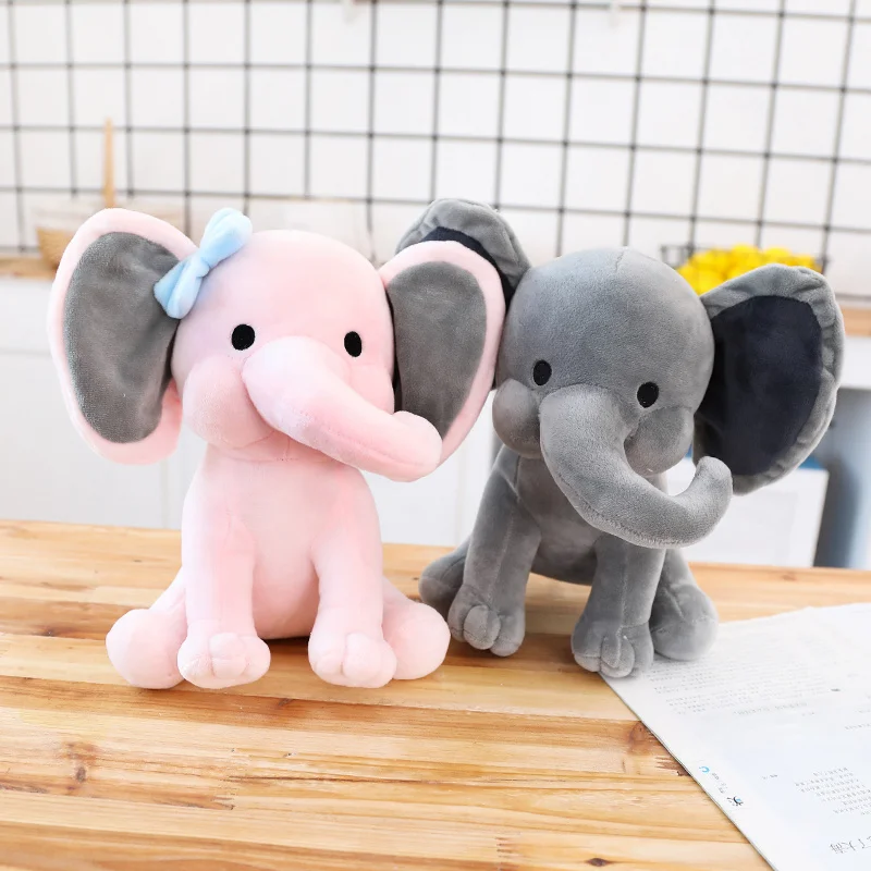 25 см супер милые мягкие плюшевые игрушки-слоны Мягкие плюшевые розовые животные куклы как детские подарки или украшение дома ребенка playmate