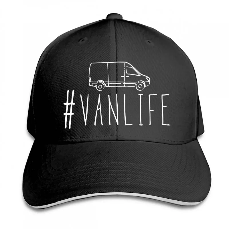 Van Life Милая Vanlife Van жизнь, подарок для детей, спринтер Ван# vanlife бейсболка для мужчин и женщин, Кепка для водителя грузовика, модная Регулируемая Кепка - Цвет: 2-Black